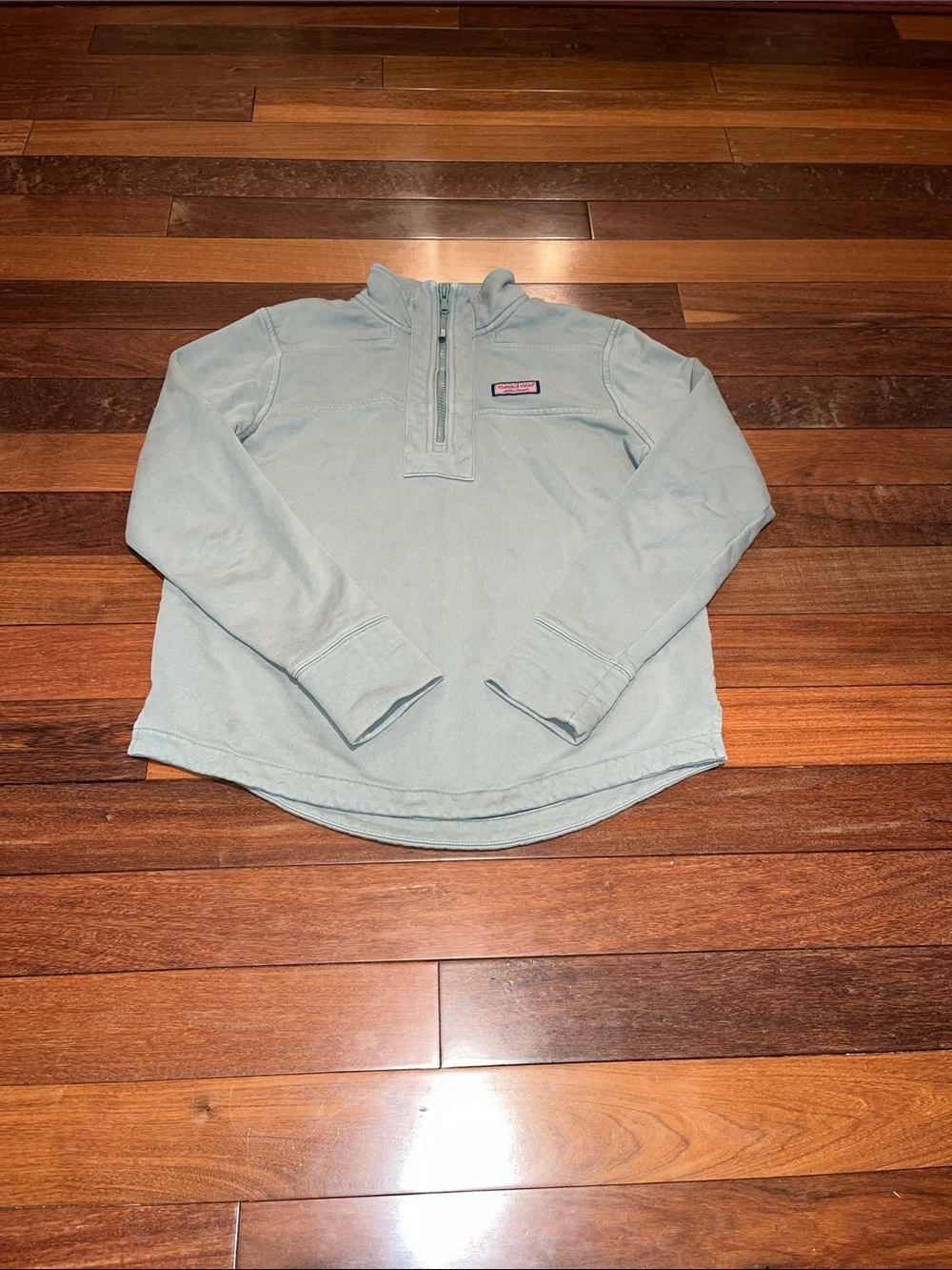 Vineyard Vines Sage Green Quarter-Zip Pullover